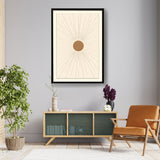 Radiant Sunburst 1 - Framed Wall Art