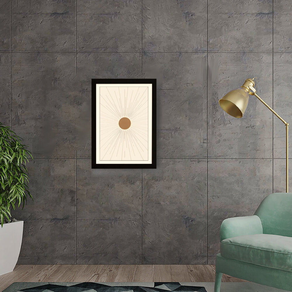 Radiant Sunburst 1 - Framed Wall Art