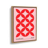 Bauhaus Pattern - Floating Framed Canvas
