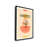 Serene Plant Form - Framed Wall Art