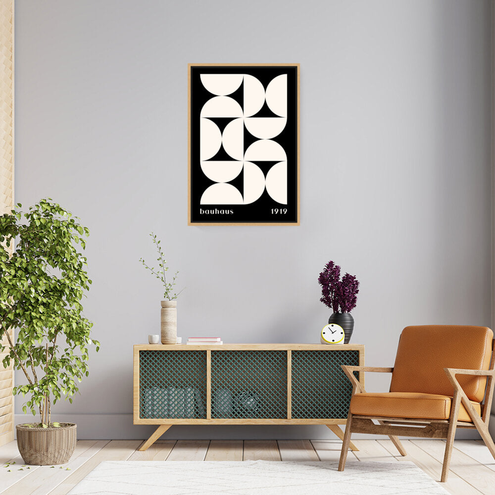 Bauhaus Design 1 - Floating Framed Canvas
