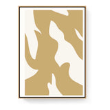 Kiran - Valipa - Abstract Organic Shapes - Floating Framed Canvas