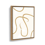 Abstract Flow - Floating Framed Canvas