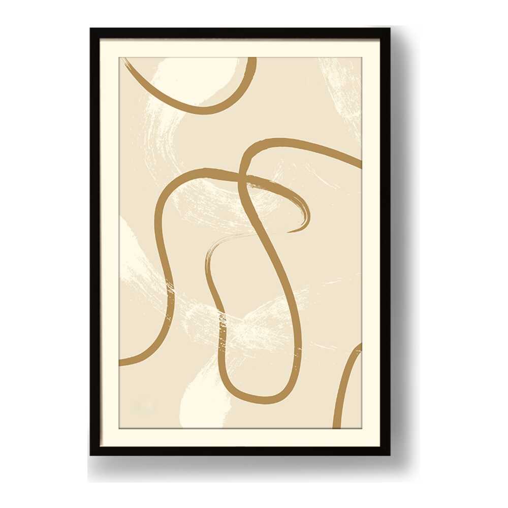 Kiran - Valipa - Abstract Flow - Framed Wall Art
