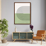 Geometric Harmony 9 - Framed Canvas