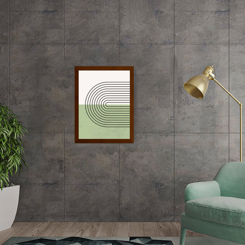 Geometric Harmony 9 - Framed Canvas