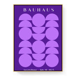 Bauhaus Exhibition Vibrant - Floating Framed Canvas