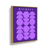 Bauhaus Exhibition Vibrant - Floating Framed Canvas