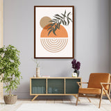 Organic Geometry - Framed Canvas