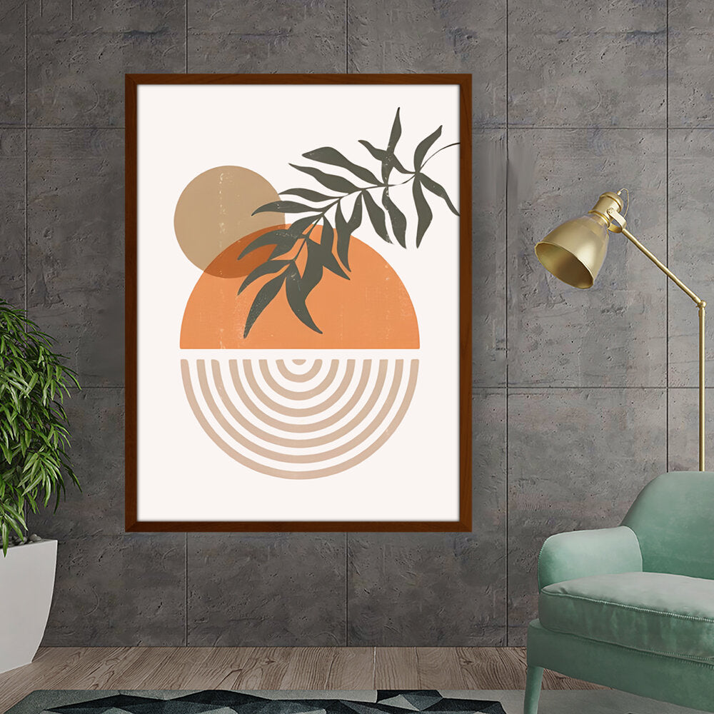 Kiran - Valipa - Organic Geometry - Framed Canvas