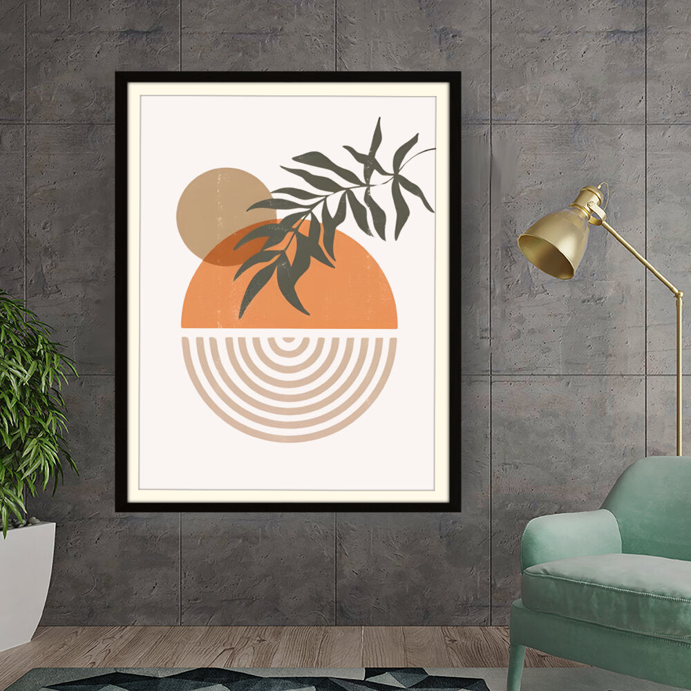 Kiran - Valipa - Organic Geometry - Framed Wall Art