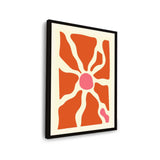 Organic Shapes In Warm Colors - Framed Wall Art