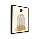 Geometric Harmony Blend - Framed Wall Art