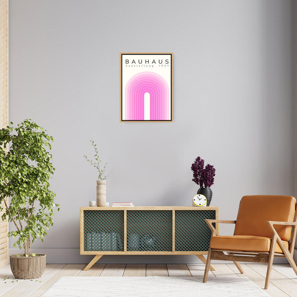 Iconic Bauhaus Exhibition 1923 - Floating Framed Canvas