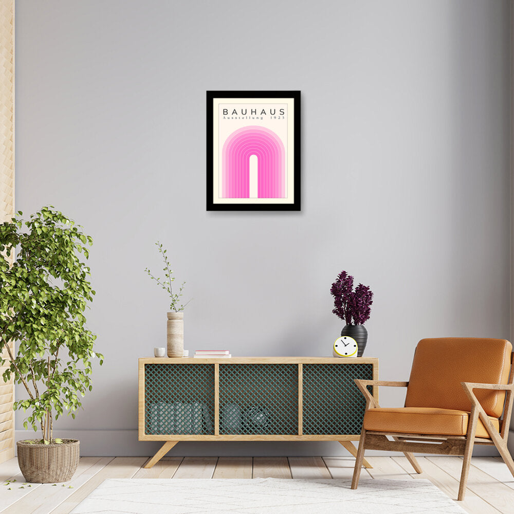 Iconic Bauhaus Exhibition 1923 - Framed Wall Art