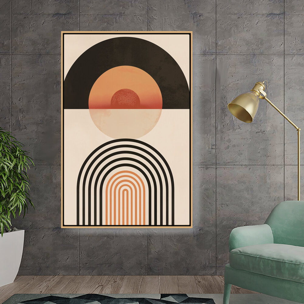 Kiran - Valipa - Sunset Arch - Floating Framed Canvas