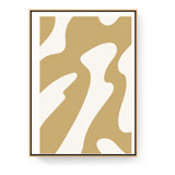 Organic Shapes - Floating Framed Canvas