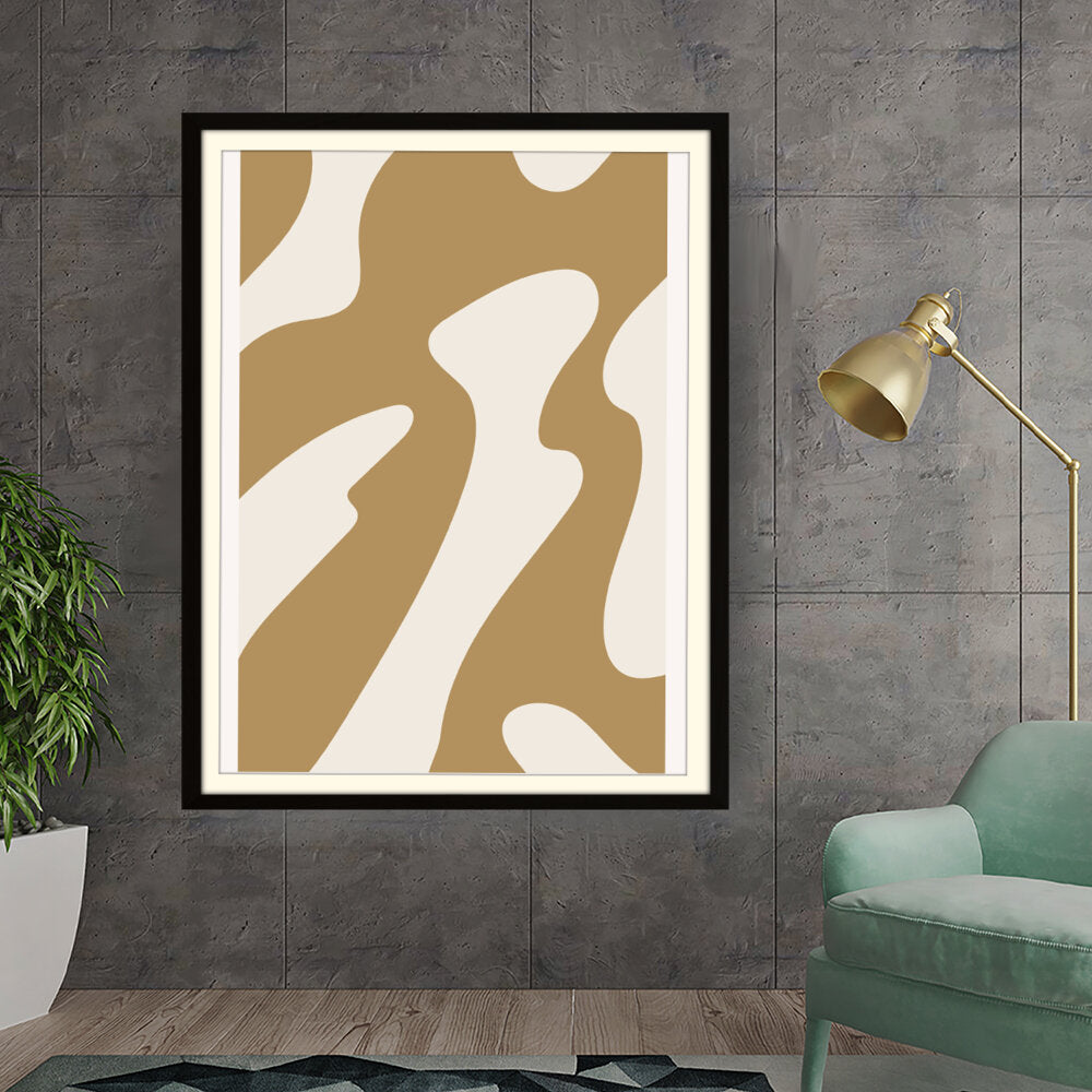 Kiran - Valipa - Organic Shapes - Framed Wall Art