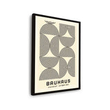 Bauhaus Concentric Circles - Framed Wall Art