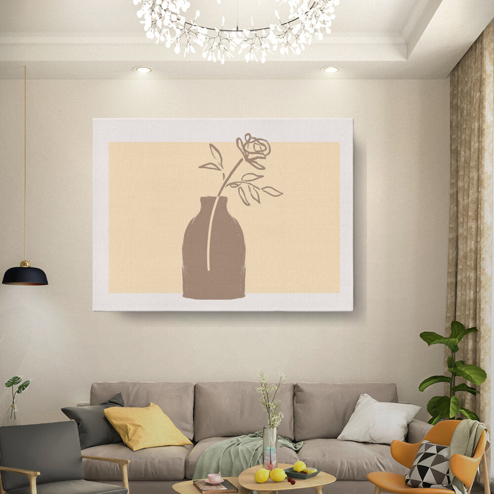 Elegant Vase With Rose