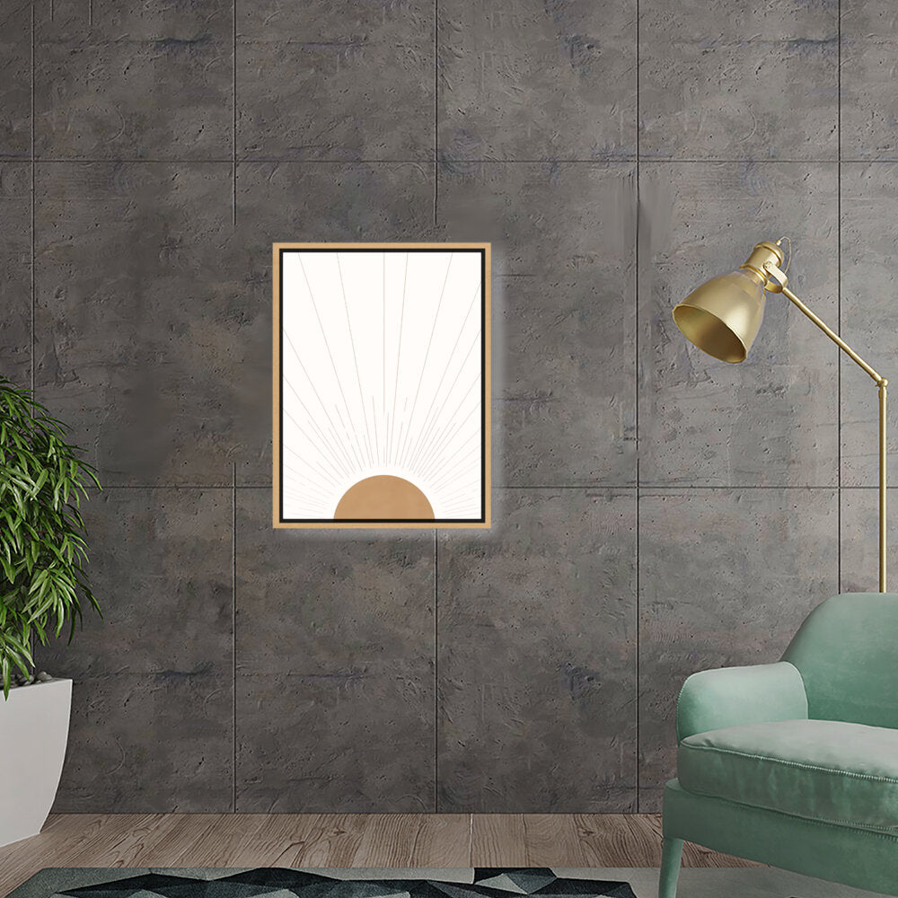 Radiant Dawn Captures - Floating Framed Canvas