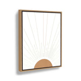 Radiant Dawn Captures - Floating Framed Canvas