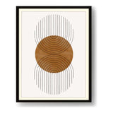 Rhythmic Circles - Framed Wall Art