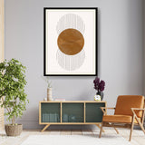Rhythmic Circles - Framed Wall Art