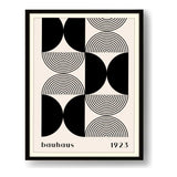 Bauhaus Pattern Design1 - Framed Wall Art