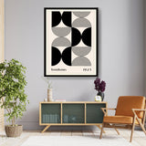 Bauhaus Pattern Design1 - Framed Wall Art