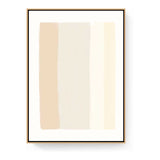 Soft Earth Tones - Floating Framed Canvas