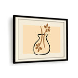 Flower Vase - Framed Wall Art