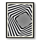 Optical Illusion Sphere - Framed Wall Art