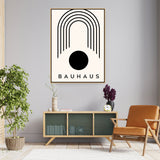 Bauhaus Arches - Floating Framed Canvas