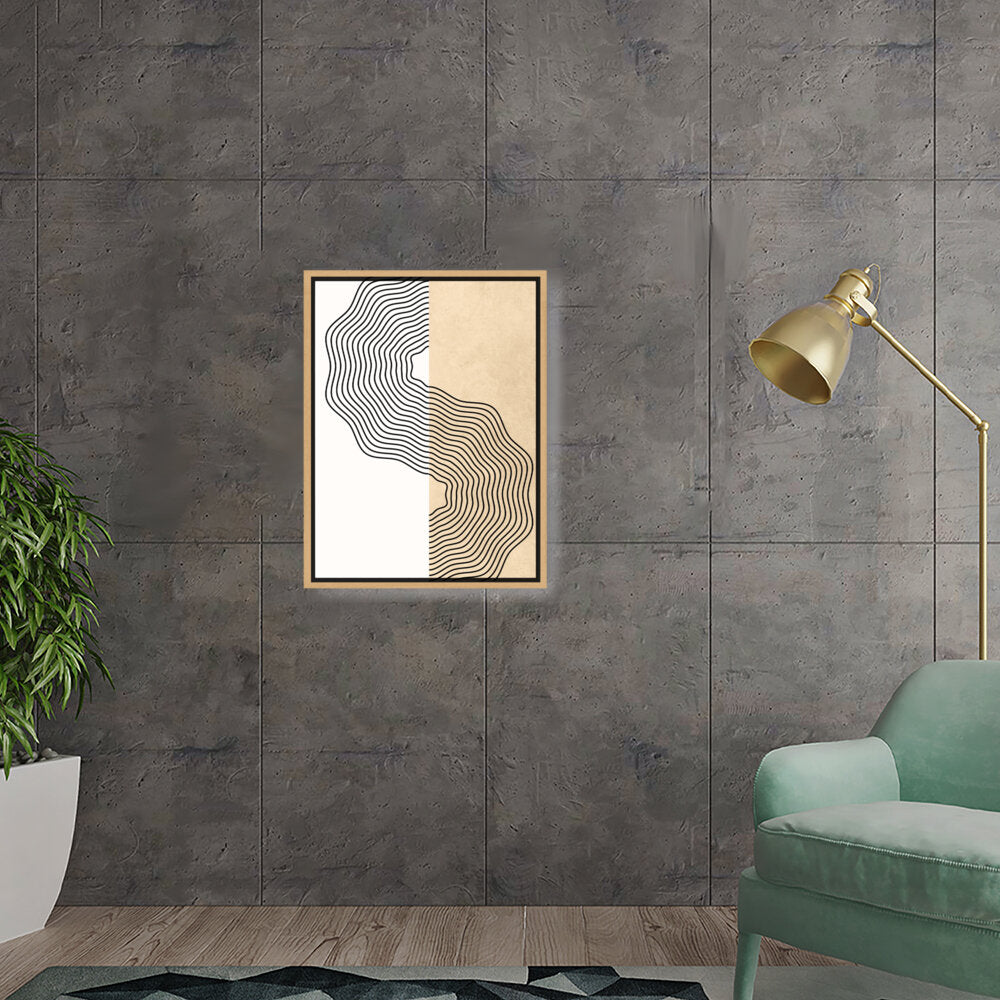 Wavy Fields - Floating Framed Canvas