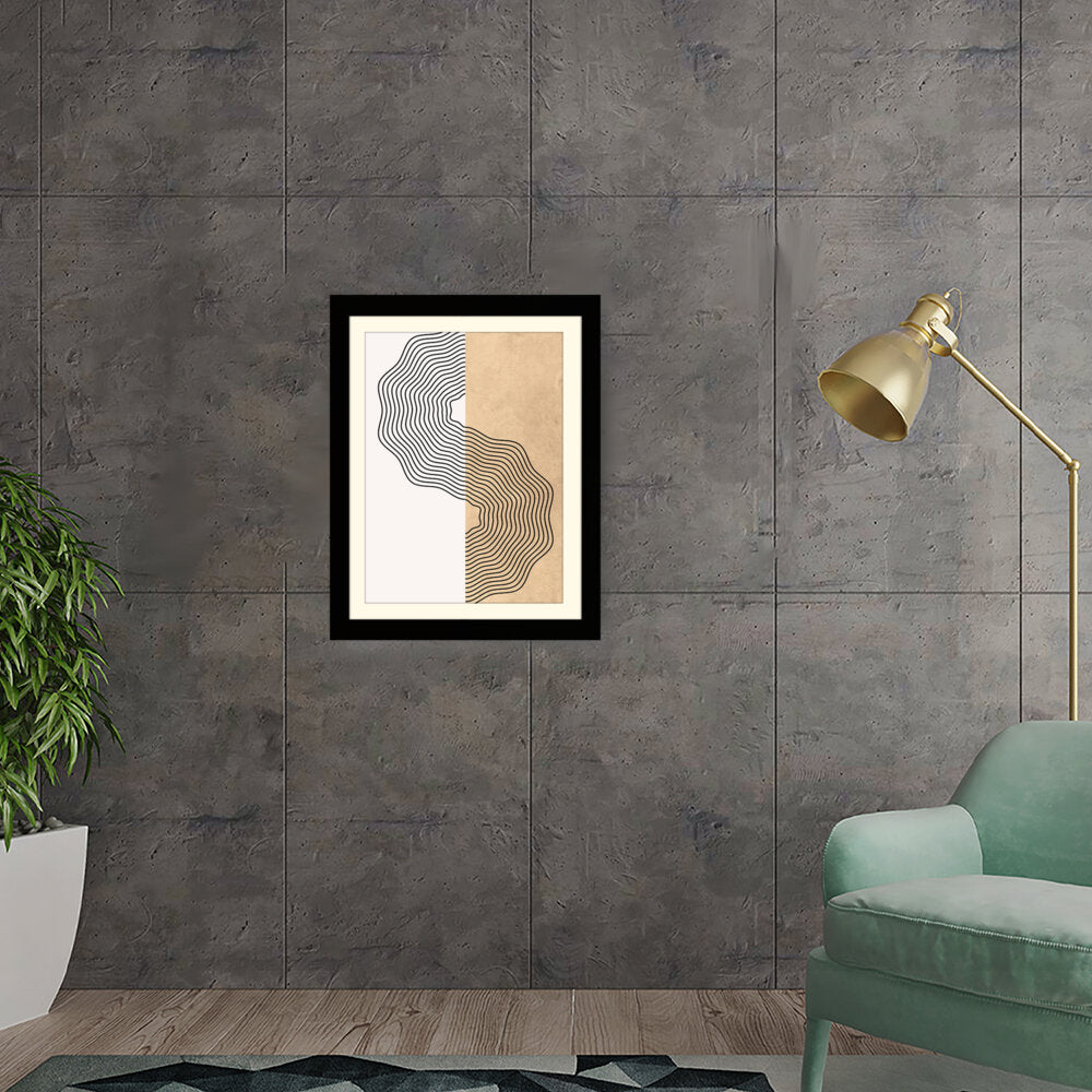 Wavy Fields - Framed Wall Art