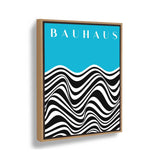 Waves Of Bauhaus - Floating Framed Canvas
