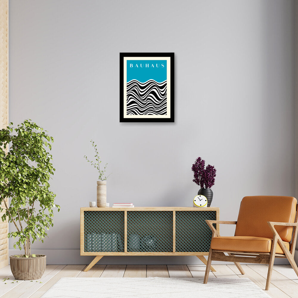 Waves Of Bauhaus - Framed Wall Art