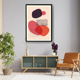 Abstract Shapes And Lines 2 - Framed Wall Art