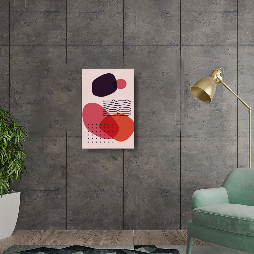 Abstract Shapes And Lines 2 - Wall Canvas