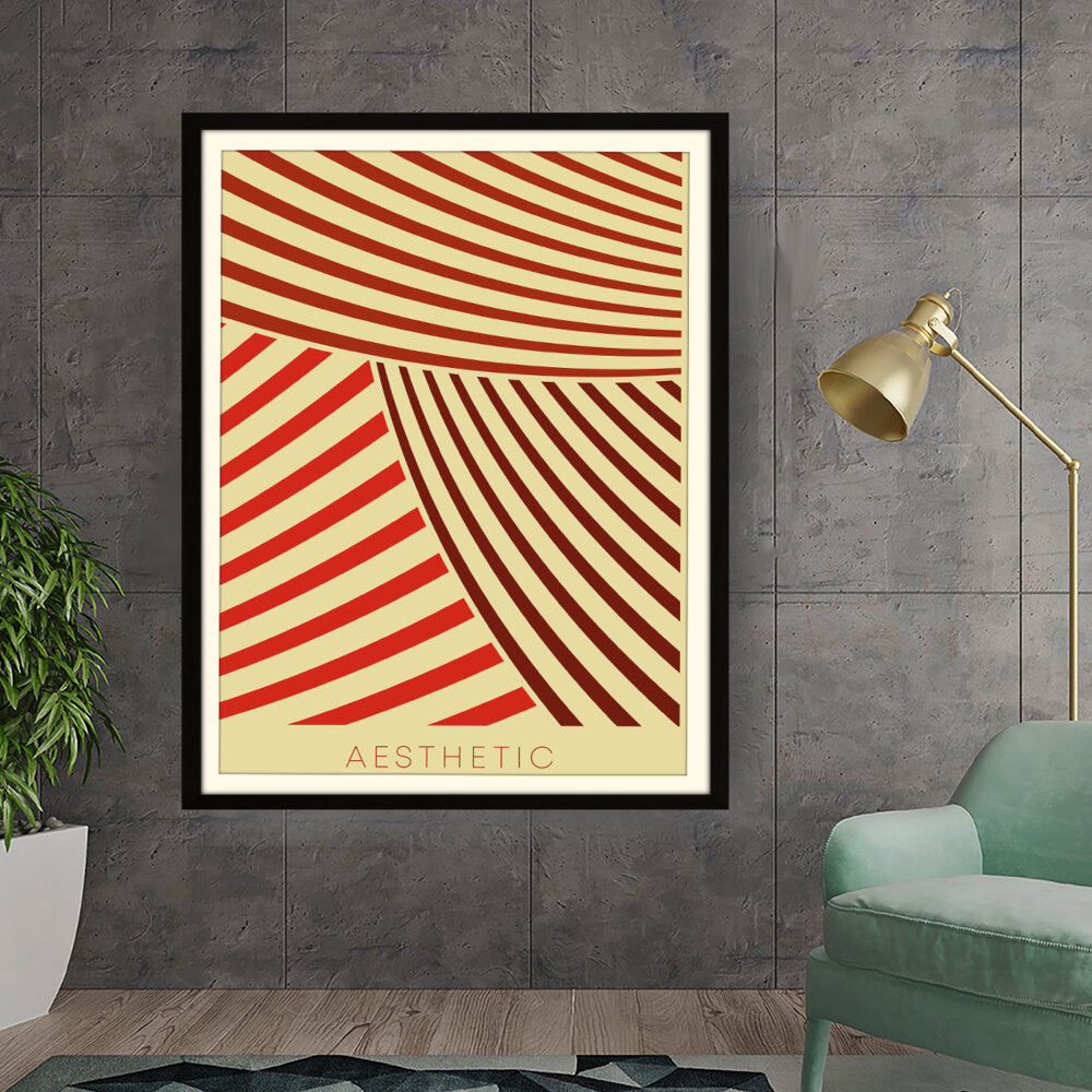 Kiran - Valipa - Aesthetic Lines - Framed Wall Art