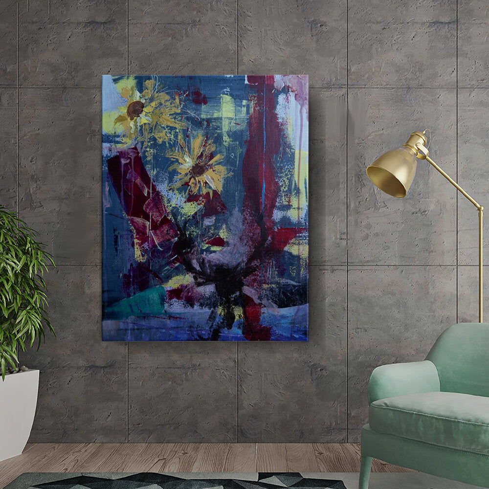 Sunflowers In Abstract