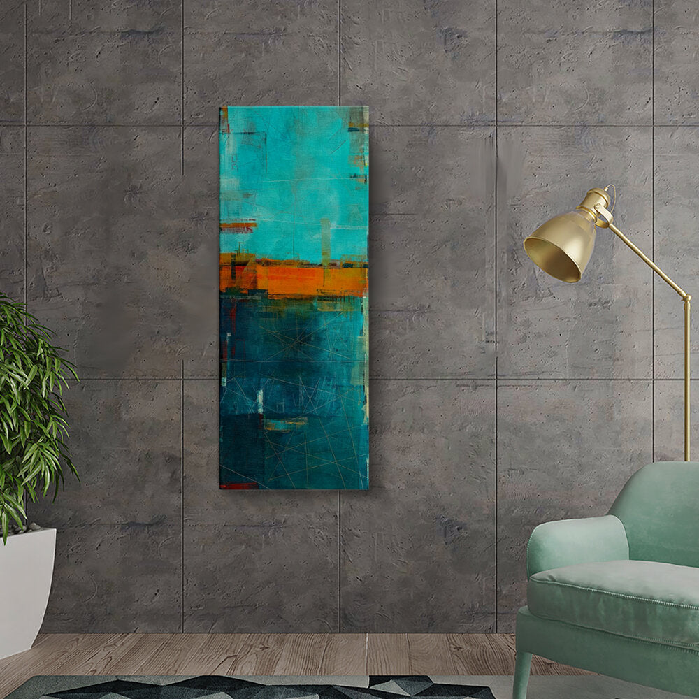 Abstract Blue And Orange