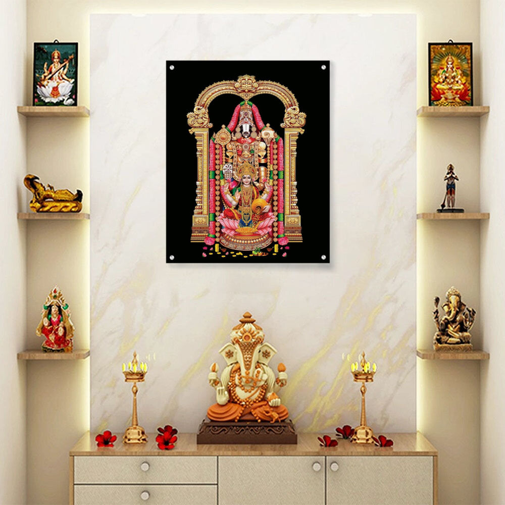 Lord Venkateshwara Balaji - Acrylic Wall Photo