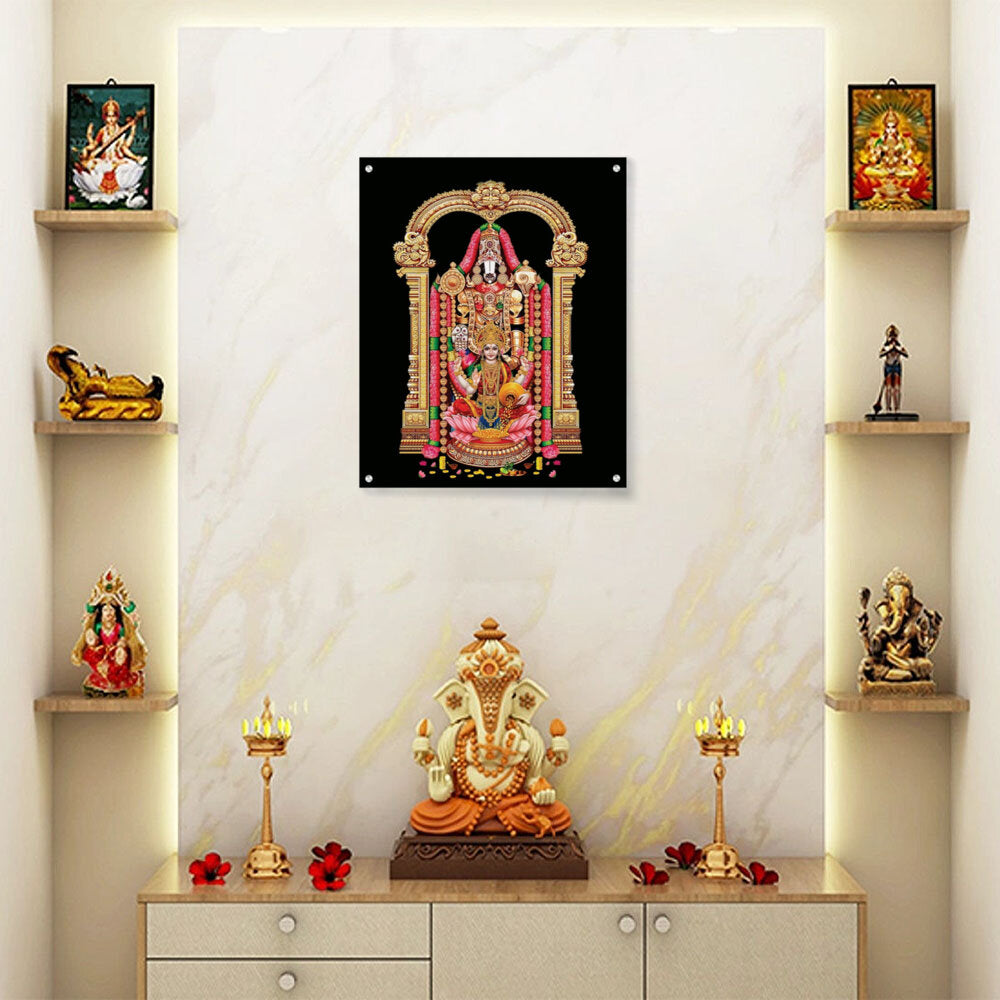 Lord Venkateshwara Balaji - Acrylic Wall Photo