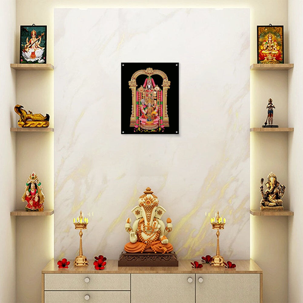 Lord Venkateshwara Balaji - Acrylic Wall Photo