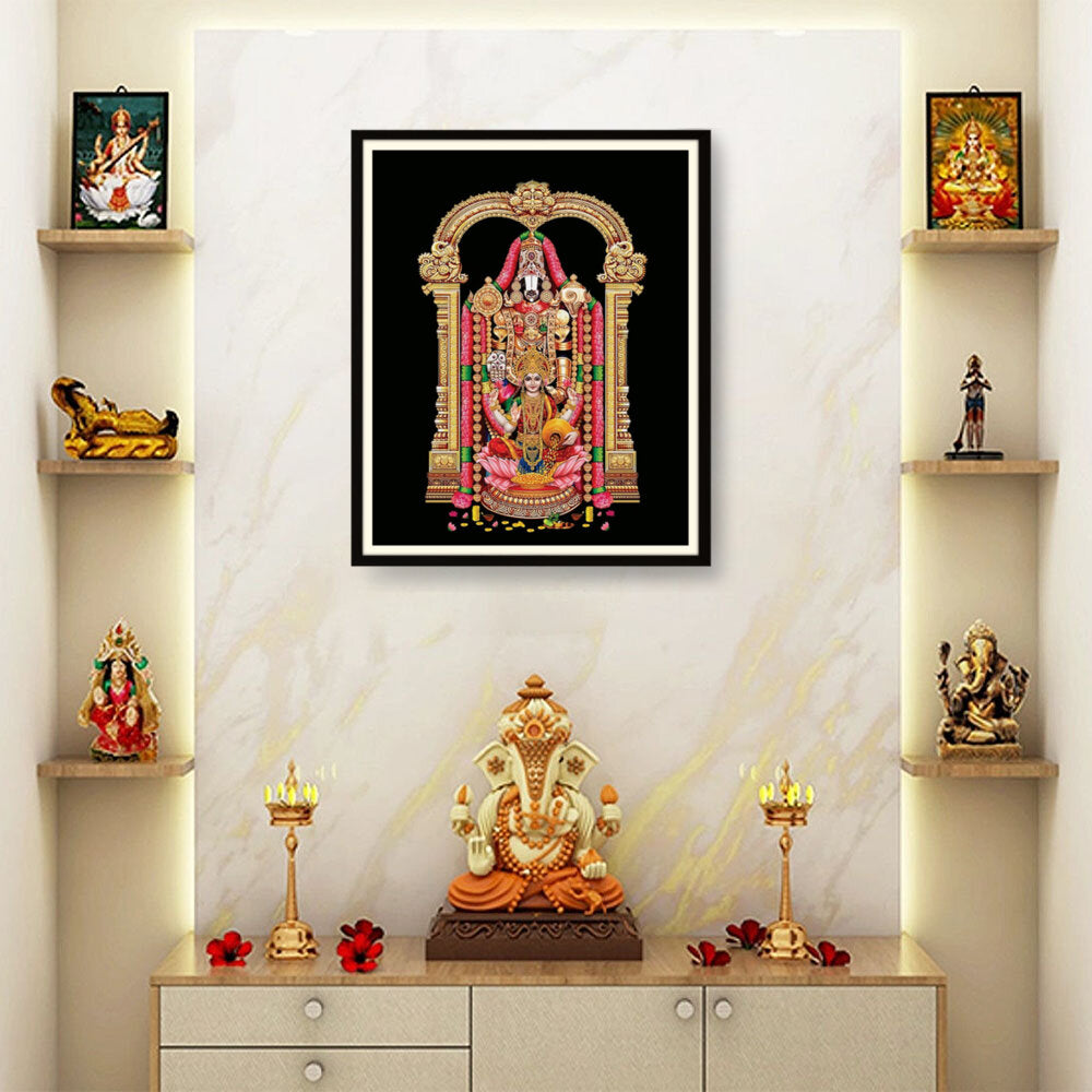 Lord Venkateshwara Balaji - WALL MOUNT FRAME