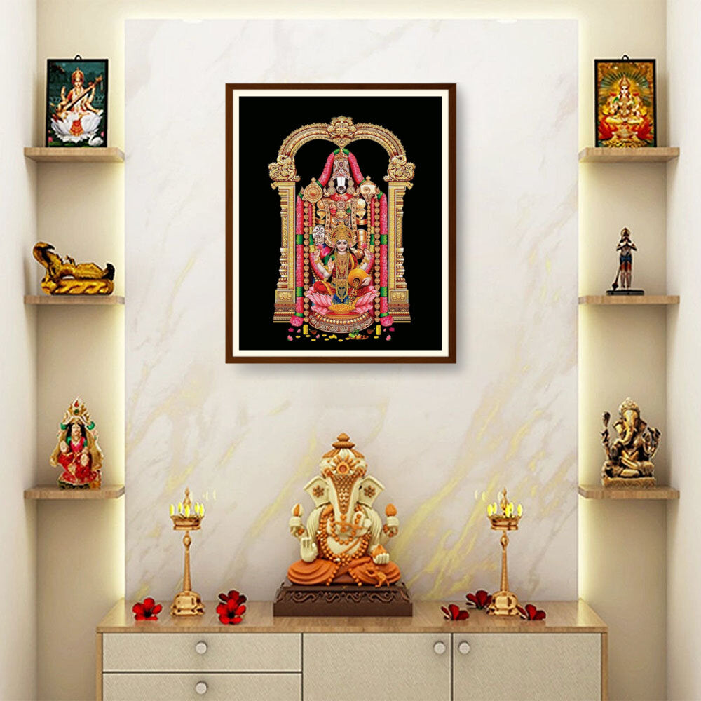 Lord Venkateshwara Balaji - WALL MOUNT FRAME
