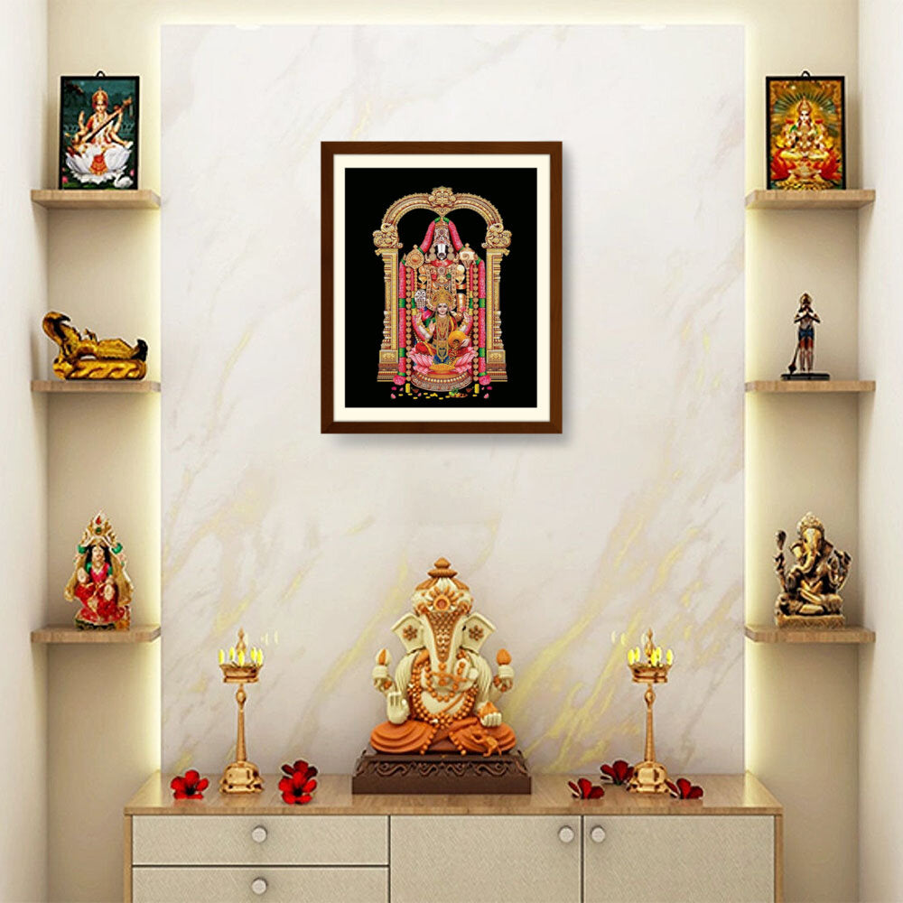 Lord Venkateshwara Balaji - WALL MOUNT FRAME