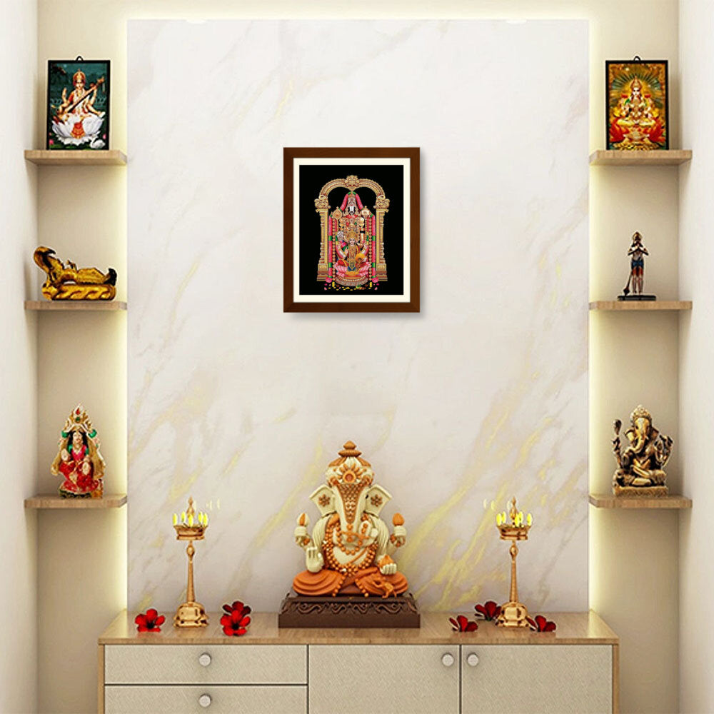 Lord Venkateshwara Balaji - WALL MOUNT FRAME